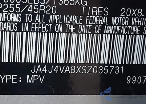 2025 Mitsubishi Outlander Se 2.5 S-Awc/Trail Edition S-Awc from USA, damaged, VIN JA4J4VA8XSZ035731